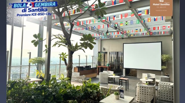 Manjakan Pencinta Bola, Hotel Santika Premiere ICE-BSD City Gelar Nobar Berhadiah Voucher Menginap