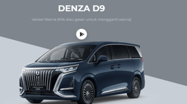 Mau Kembaran Sama Sultan Denza D9 Sekarang Ready Stock Tanpa Inden, Serbu Sebelum Warna Favoritmu Ludes!