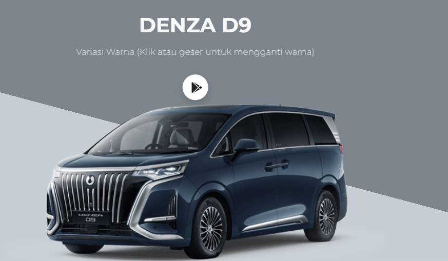 Mau Kembaran Sama Sultan Denza D9 Sekarang Ready Stock Tanpa Inden, Serbu Sebelum Warna Favoritmu Ludes!