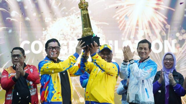 Kota Tangerang Pertahankan Gelar Juara Umum Peparpeda Banten 2026