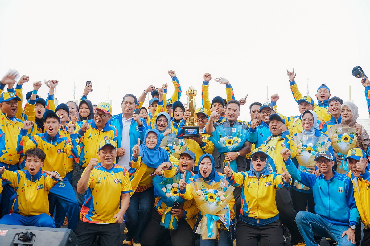 Kota Tangerang Juara Umum POPDA XII Banten