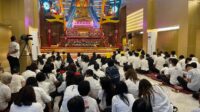 Ratusan umat Buddha mengikuti Perayaan Tri Suci Waisak 2570 BE/2026 di Klenteng Boen San Bio, Kecamatan Karawaci, Kota Tangerang, pada Minggu, 31 Mei 2026