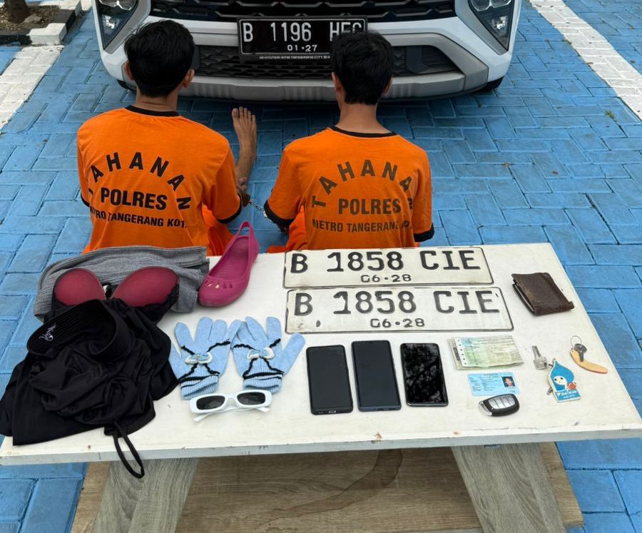 Polisi Ungkap Pencurian Mobil di Pinang Kurang dari Satu Jam, Dua Terduga Pelaku Ditangkap