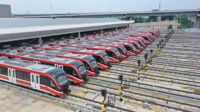 Uji Coba Kereta Tambahan LRT Jabodebek Disambut Positif, Harjamukti Jadi Stasiun Terpadat