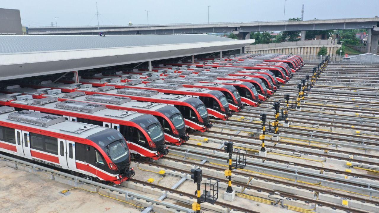 Uji Coba Kereta Tambahan LRT Jabodebek Disambut Positif, Harjamukti Jadi Stasiun Terpadat Uji Coba Kereta Tambahan LRT Jabodebek Disambut Positif, Harjamukti Jadi Stasiun Terpadat