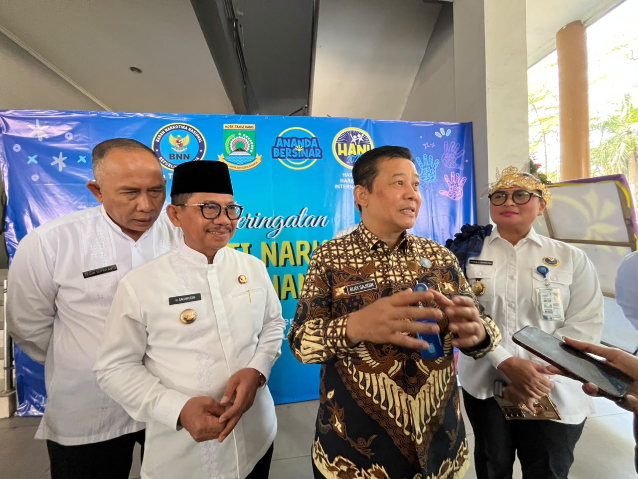 BNN Kota Tangerang Kasus Narkoba Masih Marak, Pemkot Ajak Warga Bergerak Kepala BNN Provinsi Banten, Brigjen Pol. Budi Sajidin