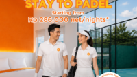 Kolaborasi Starlet Hotel dan Smash Padel, Hadirkan Promo Staycation Mulai Rp 286 Ribuann