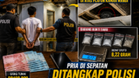Sembunyikan Sabu 8,22 Gram di Atas Plafon Kamar Mandi, Pria di Sepatan Ditangkap Polisi