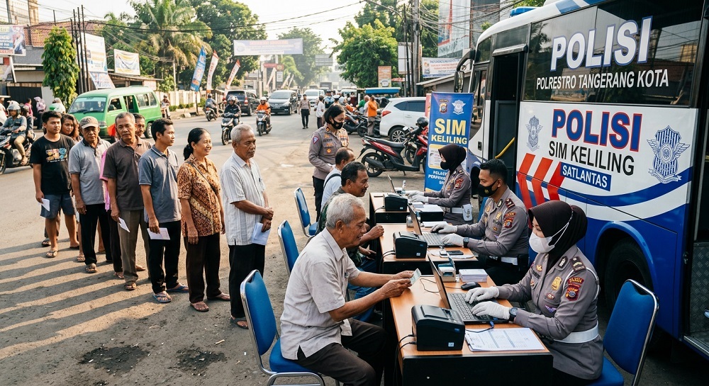 Jadwal Lengkap SIM Keliling Tangerang Raya Juli 2026: Cek Lokasi dari Senin hingga Minggu