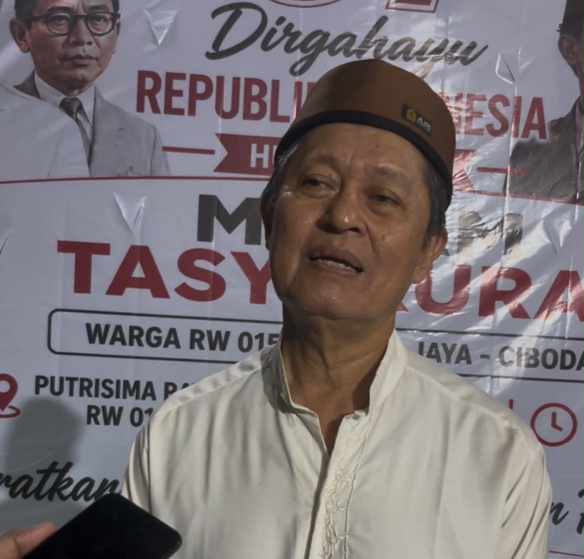 Ketua RW 015, Yoyon Herman