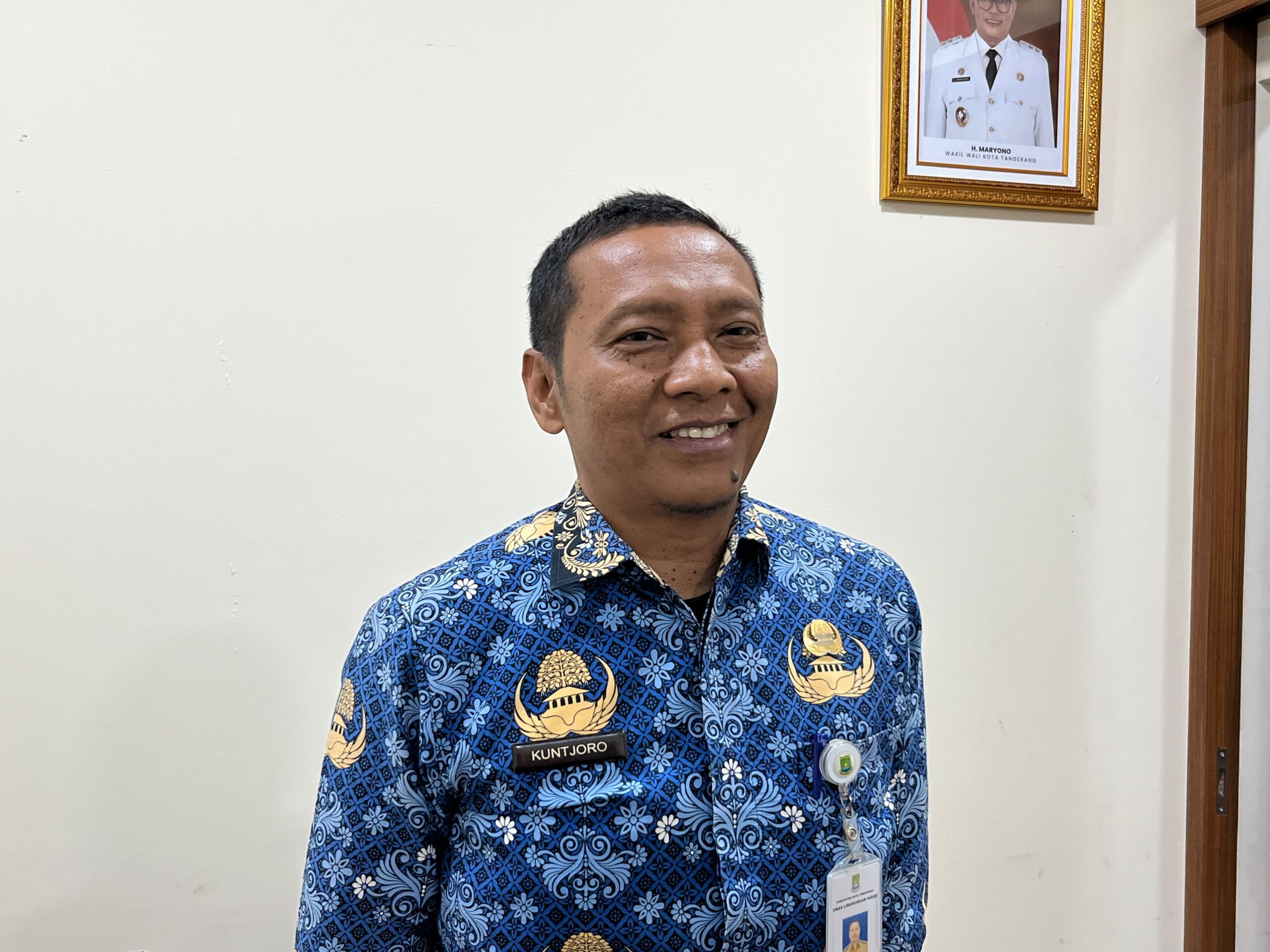 Kepala Bidang Penaatan dan Peningkatan Kapasitas Lingkungan Hidup (PPKLH) Dinas Lingkungan Hidup (DLH) Kota Tangerang, Dheny Kuntjoro