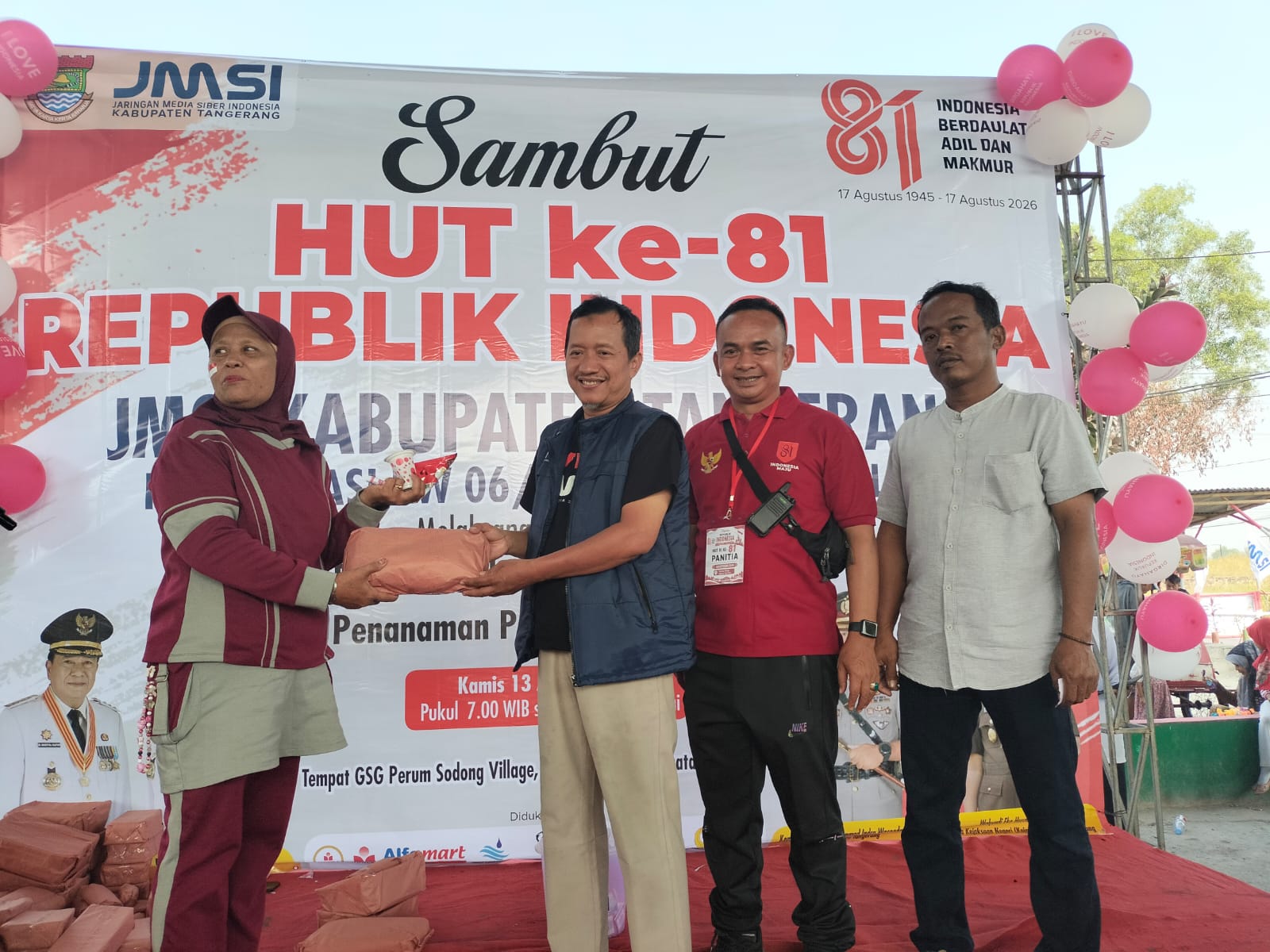 JMSI Kabupaten Tangerang Tanam 200 Pohon Sambut HUT ke-81 RI
