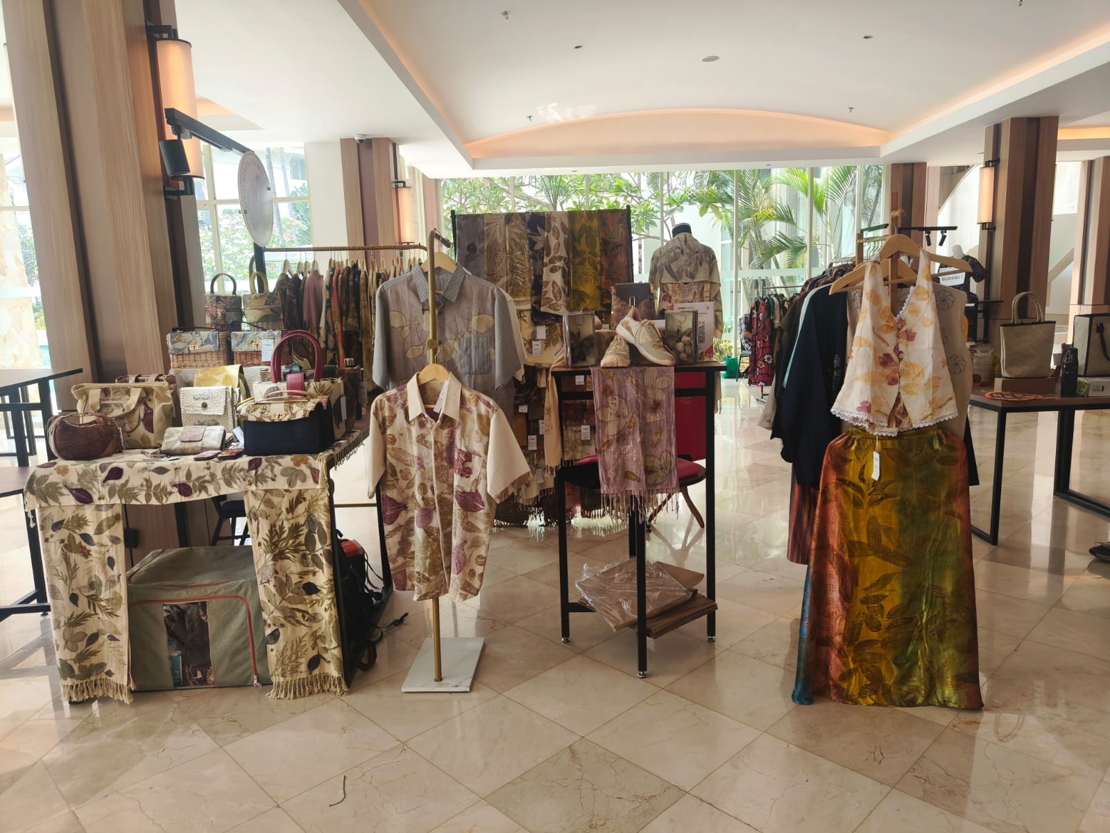 Mooladara Eco Fashion Kenalkan Produk Ecoprint ke Pasar Internasional di Sheraton Hotel Bandara Soekarno-Hatta