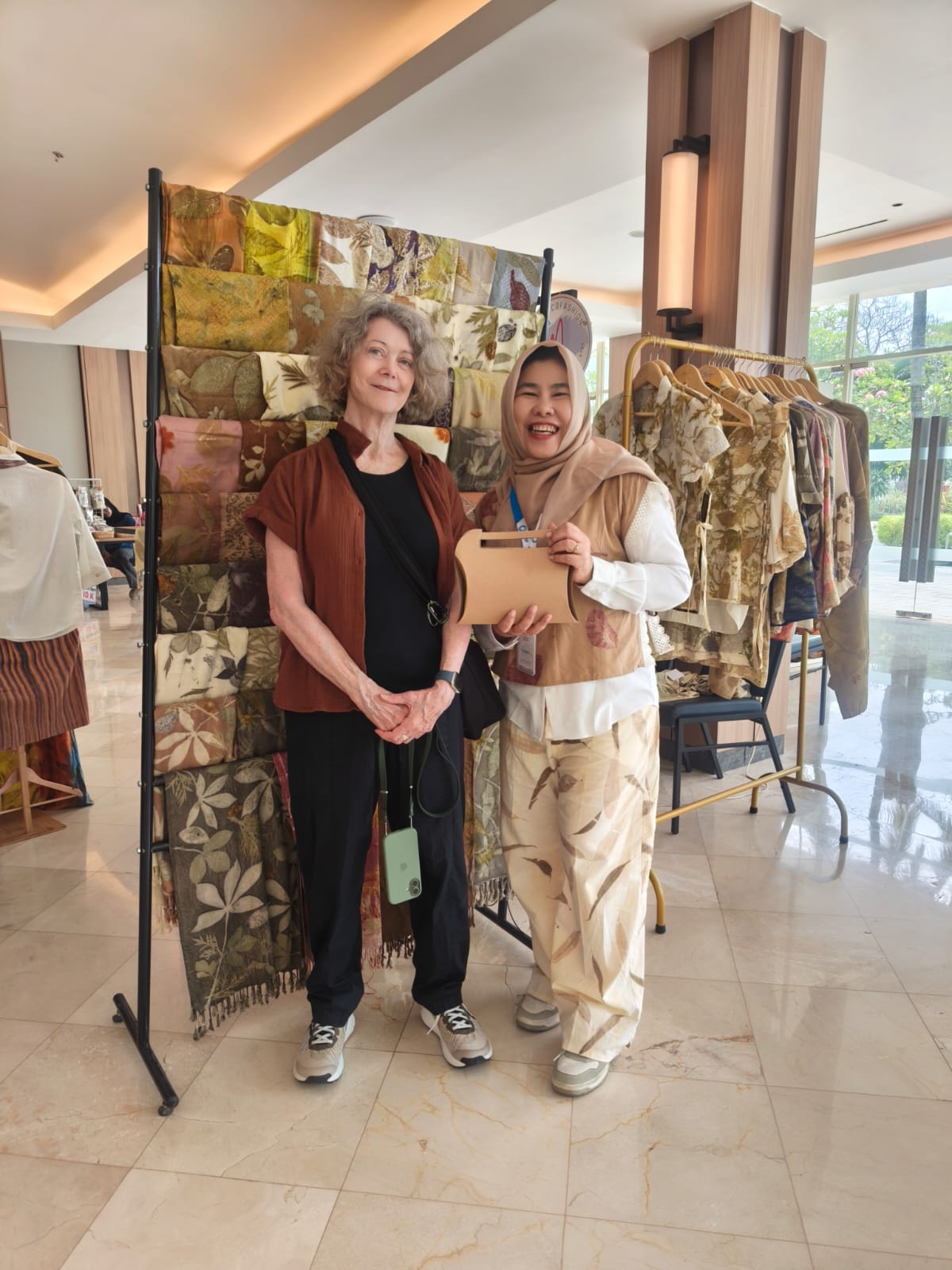 Mooladara Eco Fashion Kenalkan Produk Ecoprint ke Pasar Internasional di Sheraton Hotel Bandara Soekarno-Hatta