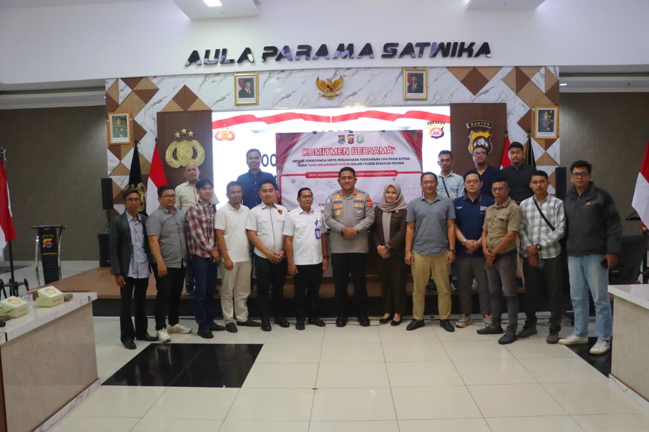 Polresta Tangerang Ingatkan 23 Leasing Tarik Paksa Kendaraan di Jalan Dilarang