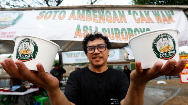 Soto Ambengan Cak Wan Asli Surabaya Resmi Buka di Pasar Modern Graha Raya