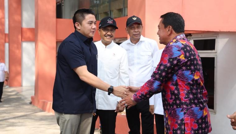 Teddy Wijaya dan Gus Ipul Cek Kesiapan Sekolah Rakyat di Tangerang