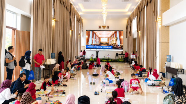 Warnai Semangat Kemerdekaan, Puluhan Anak Berekspresi di The Cendana Ballroom Tangerang