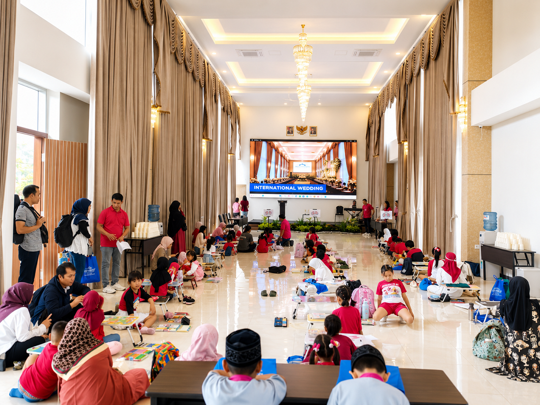 Warnai Semangat Kemerdekaan, Puluhan Anak Berekspresi di The Cendana Ballroom Tangerang