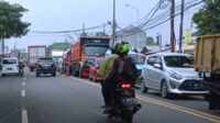 jalan macet di kota serang