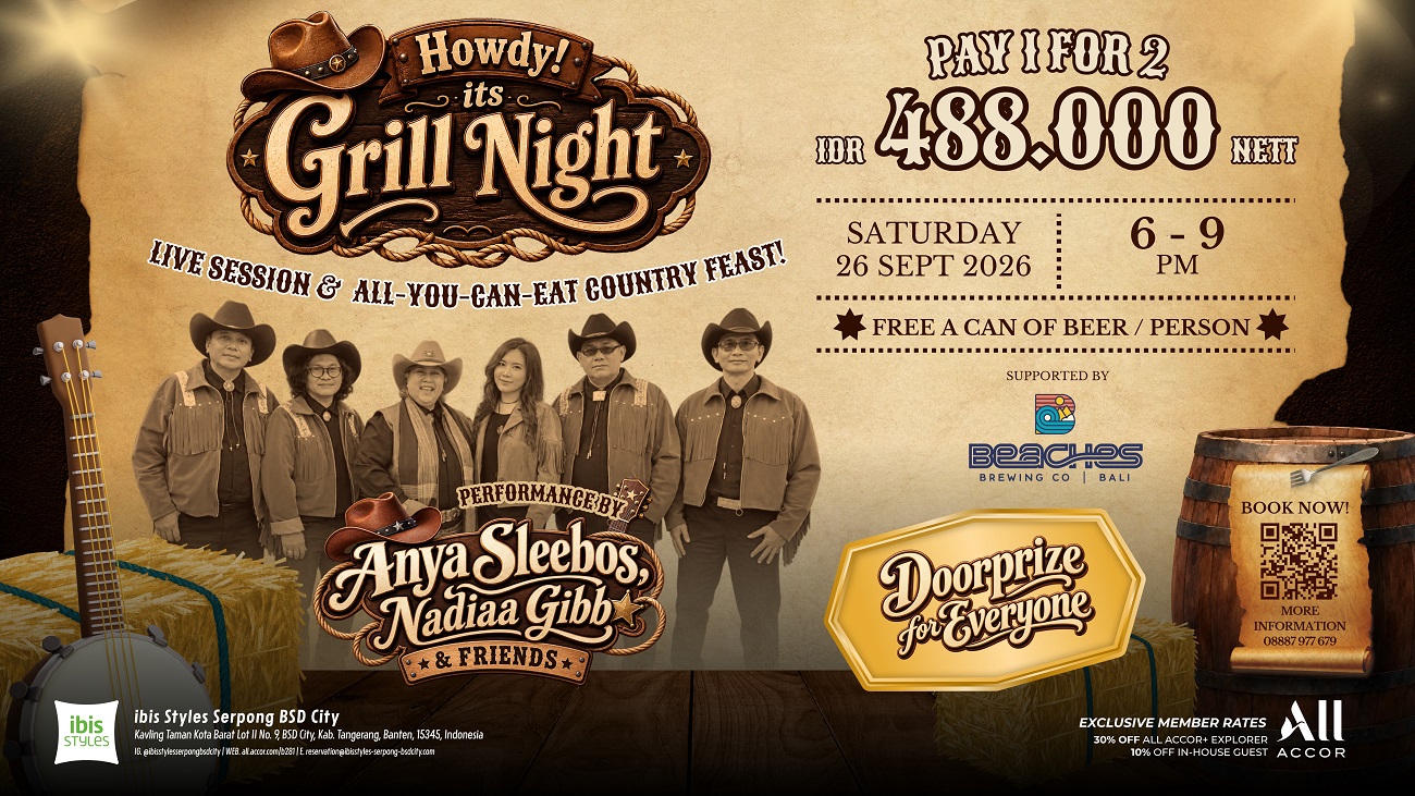 Grill Night di BSD, Santap All You Can Eat Sambil Nikmati Musik Country