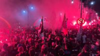 HUT ke-73 Persita, Persita Fans Gelar Ikrar Setia di Jembatan Kaca Tangerang
