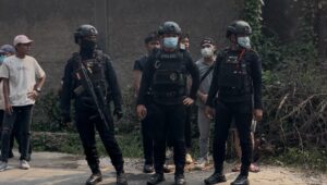 Jawaban Polres Soal Brimob Bersenjata Berjaga di Lokasi Kebakaran Pabrik Lampu Batuceper