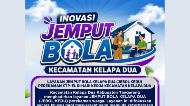 Kecamatan Kelapa Dua Luncurkan JEBOL KEDU, Layanan Jemput Bola Perekaman KTP-El bagi Warga Rentan