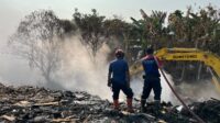 Lokasi Diduga TPS Liar Uwung Jaya Terbakar Lagi