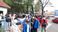 Aksi Sosial Jelang Erupsi Anak Krakatau, Aktivis dan DPRD Tangerang Bagikan Masker