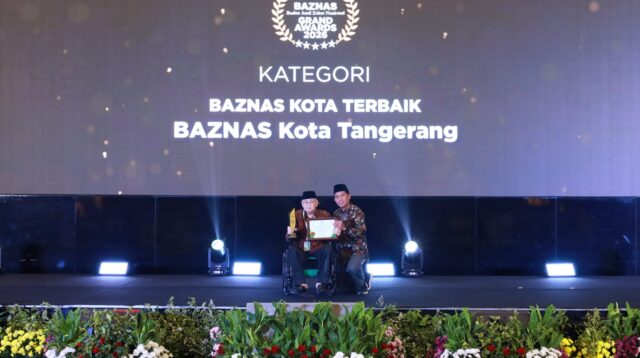BAZNAS Kota Tangerang Raih Predikat Terbaik se-Indonesia di Grand BAZNAS Awards 2026