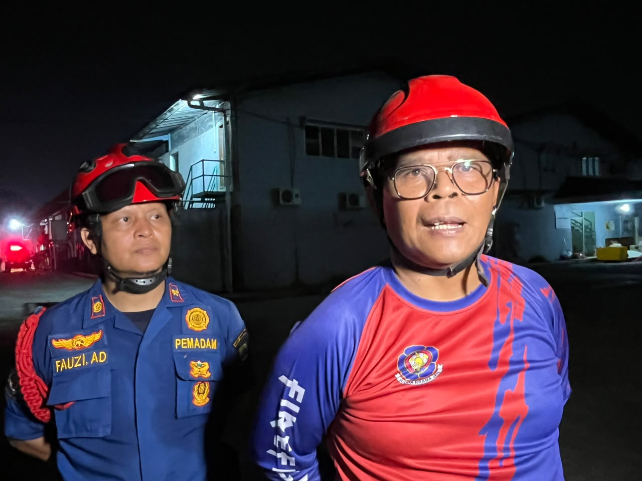 Kepala UPT Damkar Periuk, Kamaludin Azizi,