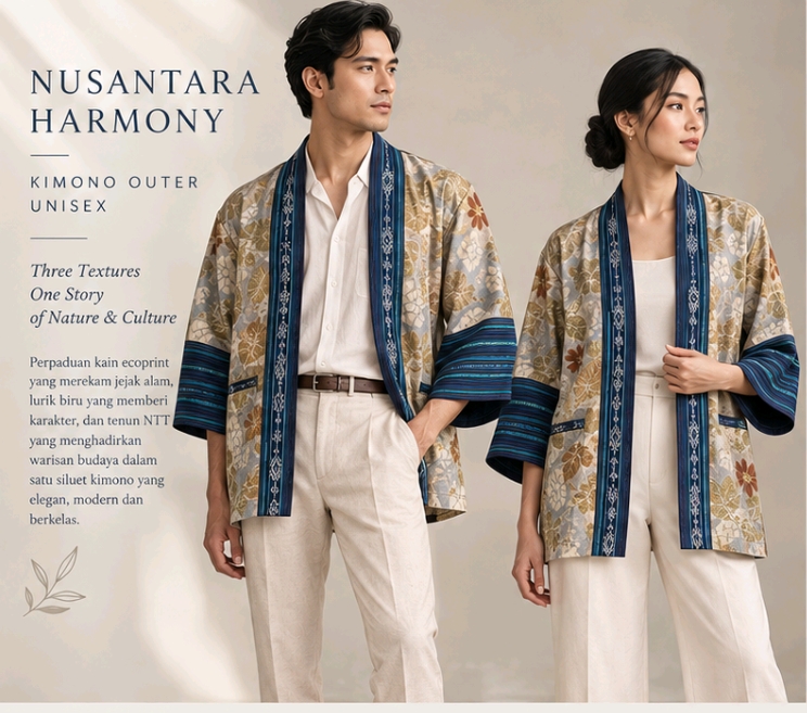 Mooladara Eco Fashion Luncurkan “Nusantara Natural Harmoni”, Padukan Ecoprint dan Tenun NTT