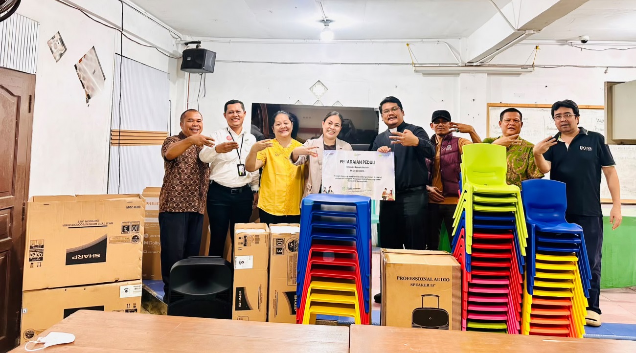 Pegadaian Kanwil IX Jakarta 2 Salurkan Bantuan untuk Gereja di Banten