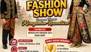 Peringati Hari Sumpah Pemuda 2026, DR Production dan Victoria Square Gelar Fesyen Show Keberagaman Nusantara