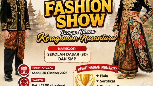 Peringati Hari Sumpah Pemuda 2026, DR Production dan Victoria Square Gelar Fesyen Show Keberagaman Nusantara