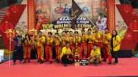 Tim Naga Kong Zi Miao Barongsai Kota Tangerang Sabet Emas di Kediri Cup 2026